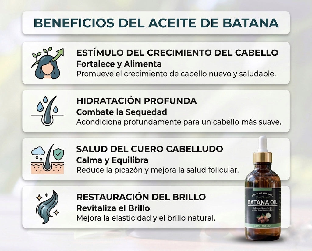 ACEITE DE BATANA - FORMULA MEJORADA 100% NATURAL