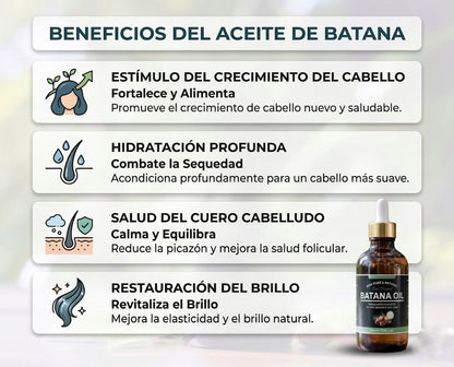 ACEITE DE BATANA - FORMULA MEJORADA 100% NATURAL
